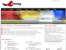 Tablet Screenshot of envoy.de